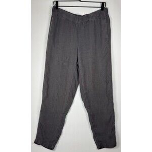 J. Jill Pure Jill Womens Pants Medium Gray Tencel Pull On Elastic Waist Casual